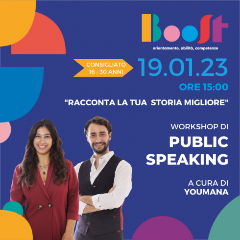 Public Speaking | "Racconta la tua storia migliore"
